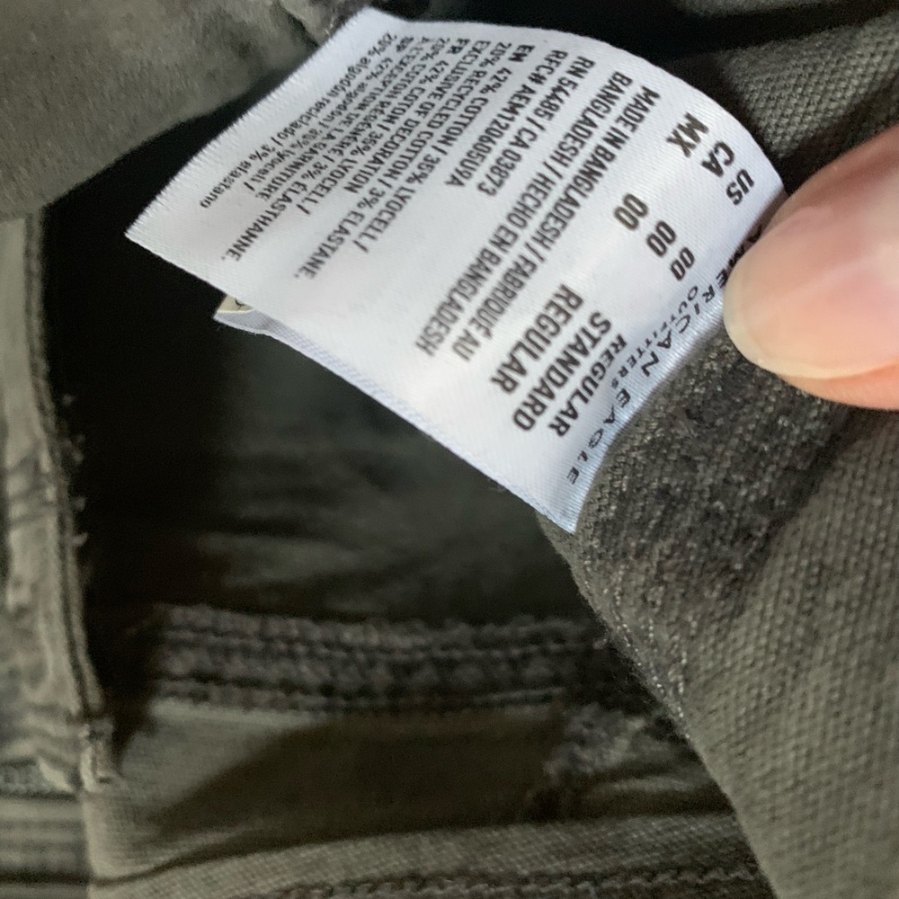 American Eagle Outfitters Dark Gray Cargo Pants - Picture 4 of 4